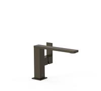 Mitigeur avec manette latérale pour lavabo Noir Bronze - TRES 00620501KMB