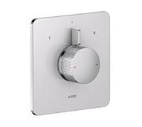 Mitigeur AXOR hansgrohe Citterio C 49451000, ensemble de finition, 2 Verbraucher , chromé , encastré, coupe cubique