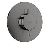 Mitigeur AXOR hansgrohe One 48415330 encastré pour 2 fonctions, chrome noir poli