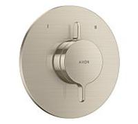 Mitigeur AXOR hansgrohe One 48415820 encastré pour 2 fonctions, nickel brossé