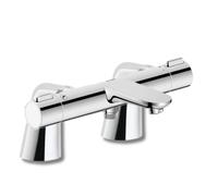 Mitigeur baignoire thermostatique DURAVIT Wave chromé brillant avec colonnettes