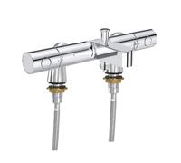 Mitigeur baignoire thermostatique GROHE Precision Get avec colonnettes Idro'Flex