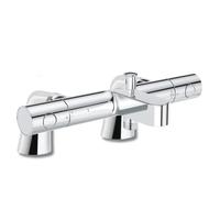 Mitigeur baignoire thermostatique GROHE Precision Get + Colonnettes Luxe chromé