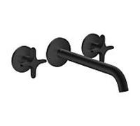 Axor One - Mitigeur de baignoire encastré, installation 3 trous, noir mat 48430670
