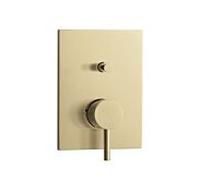 Herzbach Design iX PVD Mitigeur bain-douche 21.130305.2.41 Laiton Acier, encastré, 180x130mm