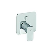 Mitigeur bain-douche RENON Kludi 427590575 encastré, avec unité fonctionnelle, ensemble de finition chromé