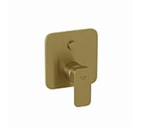 Mitigeur bain-douche Kludi RENON 42759N075 encastré, unité fonctionnelle, garniture de finition or brossé