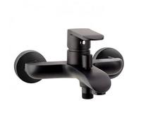 Mitigeur bain-douche noir mat - fixation murale - COLORS SARODIS