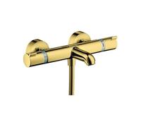 hansgrohe Ecostat hansgrohe Comfort Ecostat 13114990 apparent, 2x sorties, saillie 178 mm, optique or poli