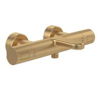 Mitigeur bain douche thermostatique VILLEROY ET BOCH Universal rond Or brossé