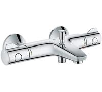 GROHE Mitigeur thermostatique Bain/Douche 1/2 Grohtherm 800 34569000, Argent