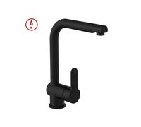 Mitigeur basse pression LONDON, avec jet rétractable (noir mat)