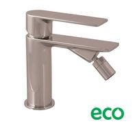 Mitigeur bidet à poser NIL en laiton métal gris poli sans siphon