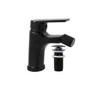 Mitigeur bidet COLORADO en laiton noir avec siphon