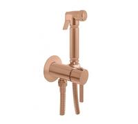 Mitigeur bidet ou WC encastrable SEINA avec douchette en laiton rose gold poli