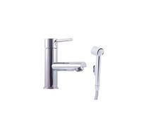Mitigeur bidet SEINA avec douchette en laiton chromé-Chromé---Chromé