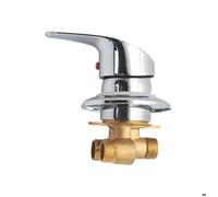 Mitigeur Cabine de Douche Robinet de douche en laiton Inverseur de sortie Robinet mitigeur de douche chromé Connecteur G1/2"" Mit