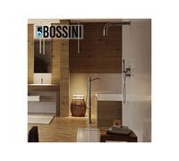 Mitigeur colonne d'alimentation et douchette baignoire acier satiné mat Nobu - Bossini INL001075