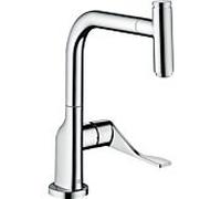 Mitigeur cuisine Axor Citterio Select 39861000 avec douchette extractible