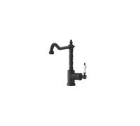 Mitigeur cuisine Duomo Bec haut noir mat brosse