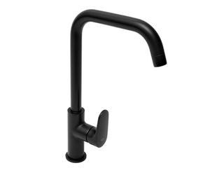 Mitigeur d'évier Swiss Aqua Technologies Dark avec bras pivotant noir SATBSDA280LC