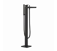 Mitigeur de baignoire et douche Kludi 545903975 pour baignoires îlots, noir mat
