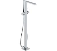 Mitigeur de baignoire monocommande hansgrohe Tecturis E, en îlot, portée de 264 mm, accessoires inclus, 2 points d'eau, 73445000, Couleur: chrome