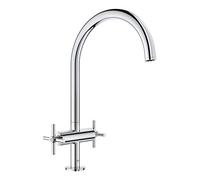 Mitigeur de cuisine à deux poignées Atrio GROHE, 1/2", chrome, 30362000 (Import Allemagne)