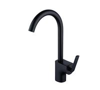 Mitigeur de Cuisine en cuivre chromé pour lavabo, Cascade Moderne, Rotation à 360 °, Robinet de Salle de Bain, Bec Chaud et Froid, Valve en céramique antirouille, robinets Anti-Fuite (Couleur :