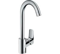 Hansgrohe Mitigeur de cuisine Logis 260 sur pied bec pivotant chrome 71835000