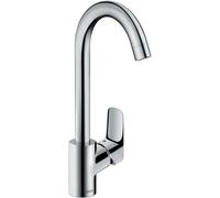 Hansgrohe Mitigeur de cuisine Logis 260 sur pied bec pivotant chrome 71835000