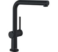 Mitigeur de cuisine Hansgrohe Talis M54, une poignée, angle de rotation de 270°, douchette extractible, 1 jet, finition noir mat