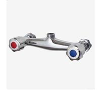 Mitigeur de douche de salle de bain,robinet en laiton double sortie chromée,mitigeur thermostatique pour barre de douche