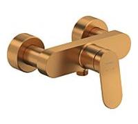 Duravit Mitigeur monocommandé de douche Wave WA4230000004 apparent bronze brossé saillie 78 mm