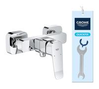 GROHE Mitigeur de douche Dice 1018740000 – montage mural, clapet anti-retour, chromé