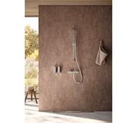Mélangeur de douche DEEP Herzbach 18.021000. 2000 .01 montage en surface chromé