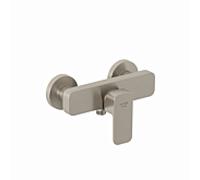 Mitigeur de douche Kludi RENON 42831N575 à sécurité intrinsèque, inox, nickel brossé, PVD
