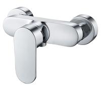 Mitigeur de douche, monocommande, fixation murale, chromé, en laiton, raccordement G 1/2