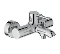 Mitigeur de douche mural avec filtre métallique - KOLVA - Chrome - Modèle standard idéal