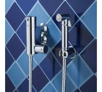 Mitigeur de douche thermostatique avec kit de jets, en laiton, finition chrome