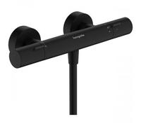 Mitigeur de douche thermostatique Ecostat fine noir HANSGROHE