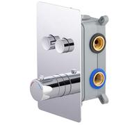 Mitigeur de douche thermostatique encastrable SWITCHEA chromé by eurosanit