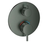 Mitigeur de douche thermostatique Grohe Atrio, 2 consommateurs, 24135AL3, Couleur: graphite dur brossé