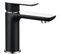 Mitigeur de lavabo Alfa, noir/chrome (745700-71)