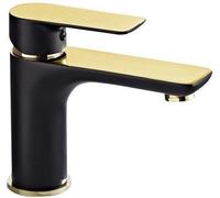 Mitigeur de lavabo Alfa, noir/or (745700-75)