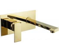 Mitigeur de lavabo Cube pour montage encastré or (73115-50)