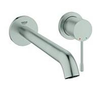 GROHE Mitigeur lavabo mural monocommande Essence 2 trous L Saillie 230mm Supersteel (29193DC1)
