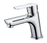 Mitigeur de lavabo ESSEBAGNO - Incli - Chromé - Cartouche céramique 35mm - Aérateur anti-calcaire