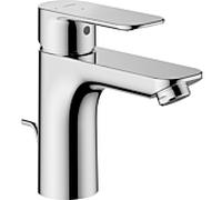 HANSA HANSABASIC XL Mitigeur de lavabo, avec vidage, saillie 112mm, avec fonction départ à froid, chrome, 5550224300006