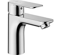 Mitigeur de lavabo Hansa HANSABASIC XL 5552220300006, bonde métallique, fonction eau froide, saillie 112 mm, chromé
